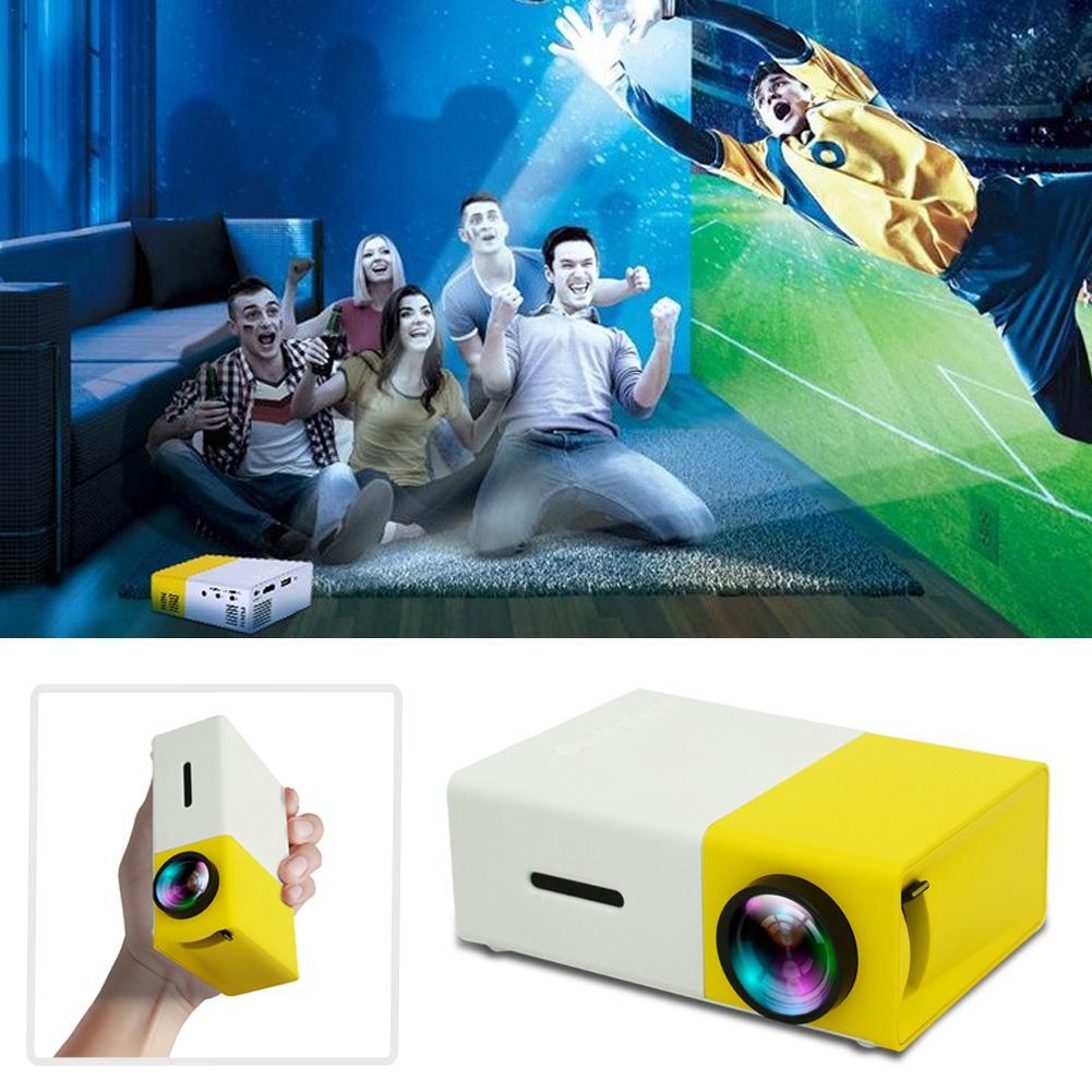 Mini projecteur LED 1080P portable avec télécommande dimashop
