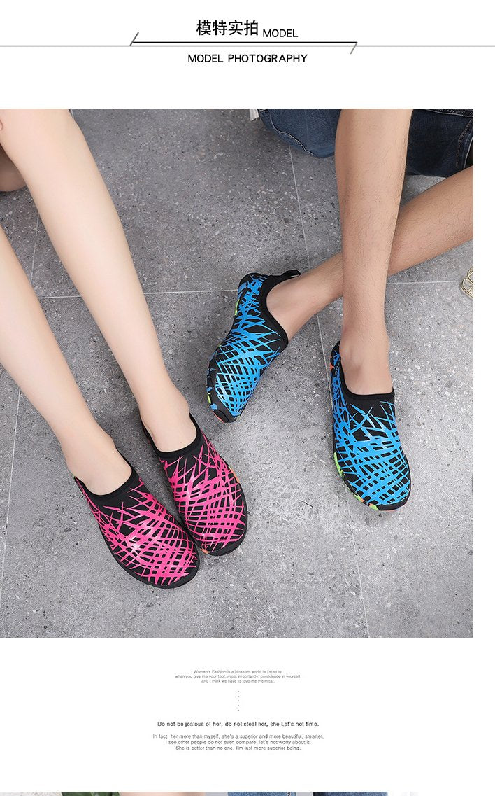 Chaussures plage pour femmes et homme - Bleu - - DimaShop