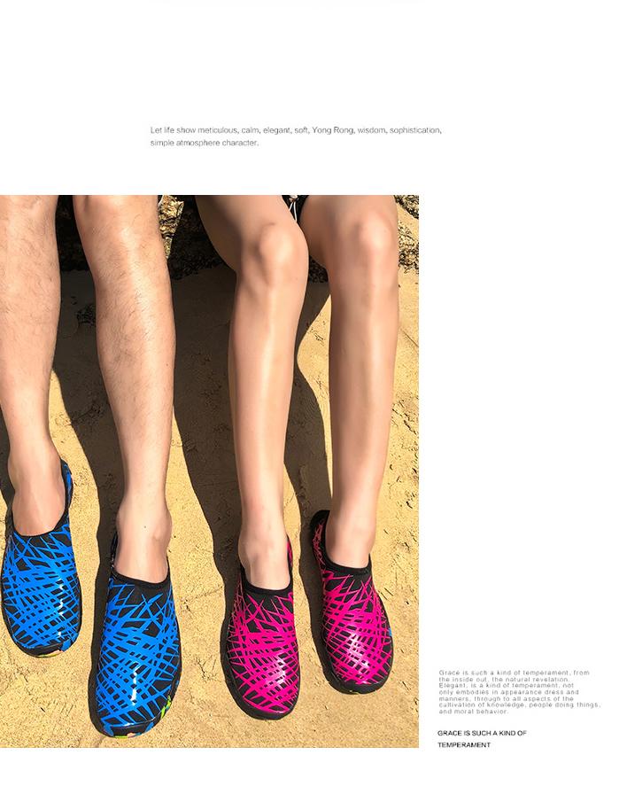 Chaussures plage pour femmes et homme - Bleu - - DimaShop