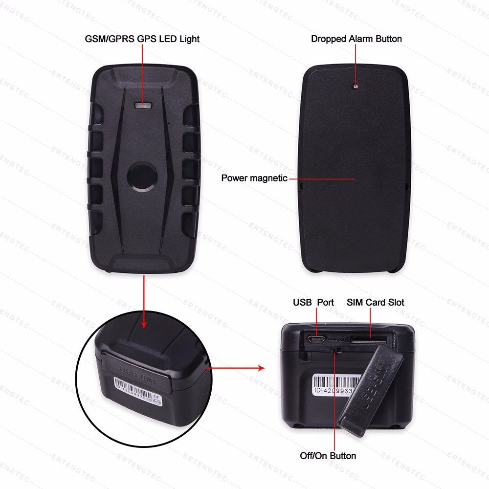 TRACEUR GPS MAGNÉTIQUE HAUT DE GAMME LK209C 20000 MAH Global Gps