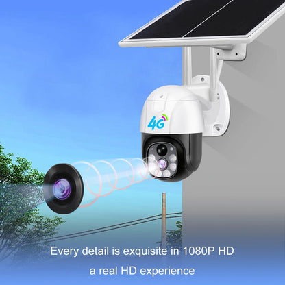 5 Megapixel 4G كاميرا مراقبة  بالطاقة الشمسية