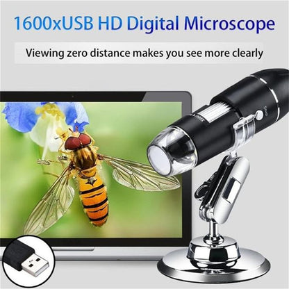 Mini microscope électronique zoom x1600 sur téléphone ou PC